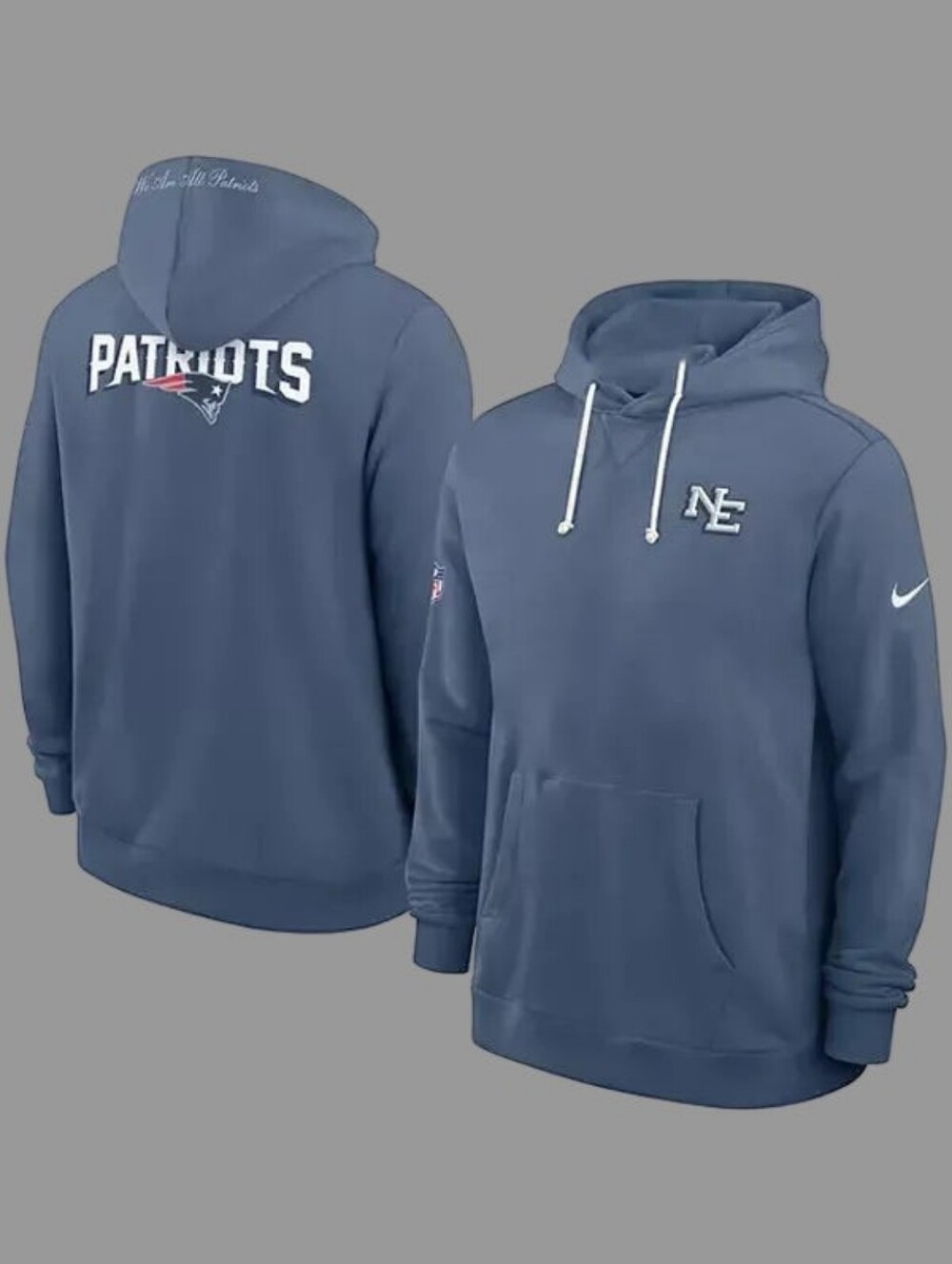 Nike New England Patriots Rivalry  Dry Fir Sz Large